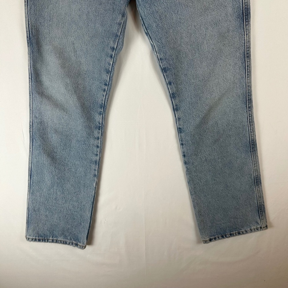 AGOLDE‎ Pinch High Waisted Light Wash Straight Leg Jeans Size 24 - Picture 10 of 11